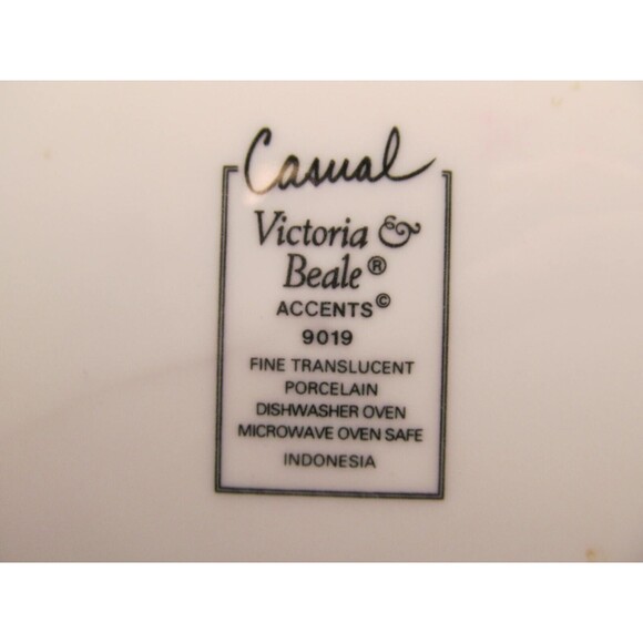 Victoria & Beale ACCENTS Set Of 4 Vintage 7 3/4" Salad Plates READ DESC - Picture 5 of 10